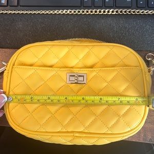 Yellow gold chain small crossbody. Brand New no tags.